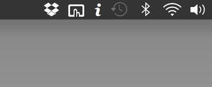 Dropbox Menubar Icons for OSX Yosemite (dark)