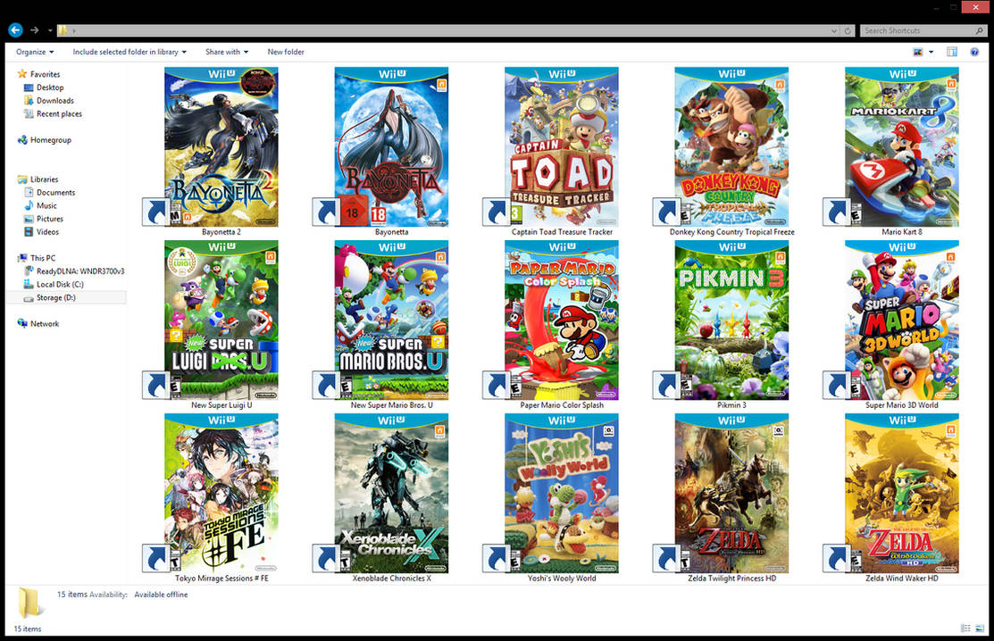 Wii U Game Icons For Cemu By Sythriox On Deviantart