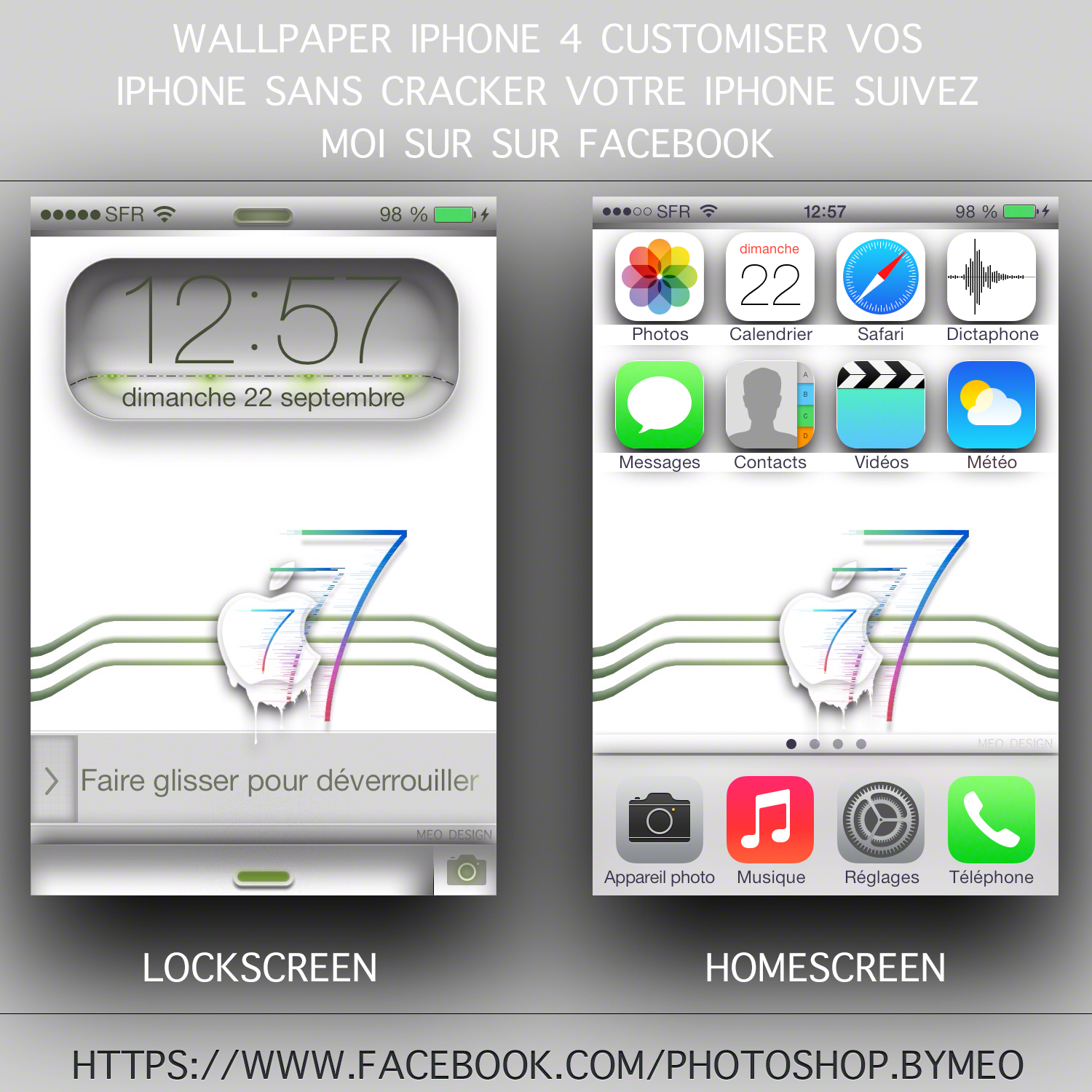 wallpaper iphone 4 ios7 by meo olivier Martreux 