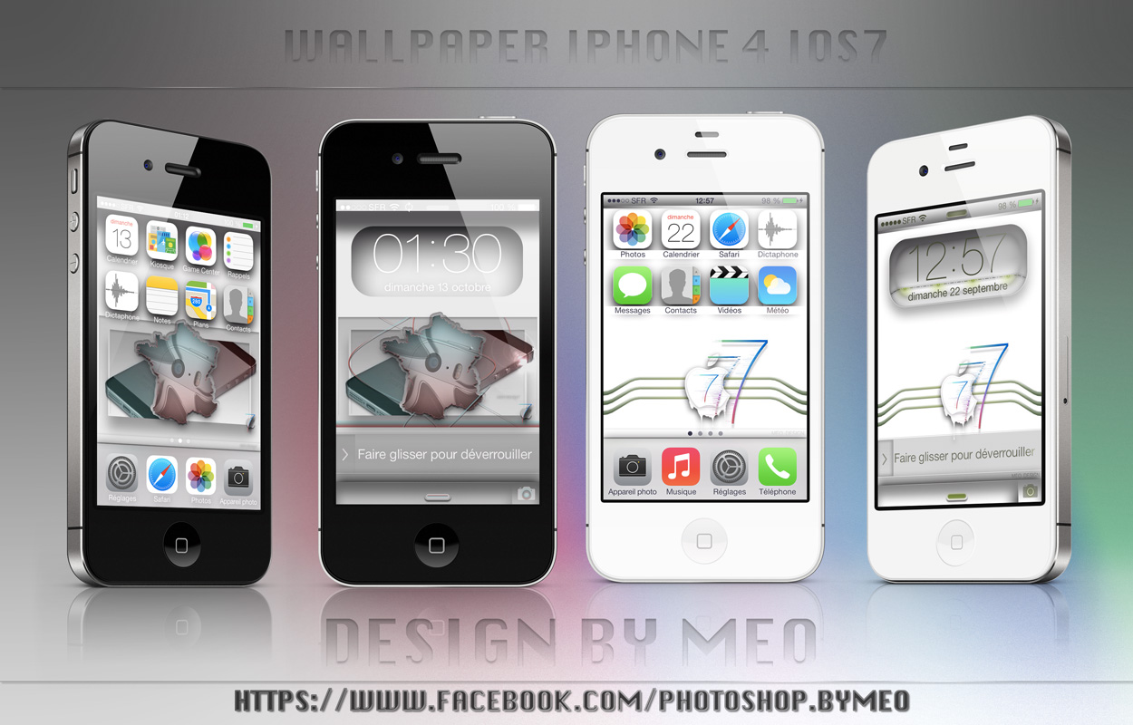 Wallpaper pack iphone 4 by meo olivier Martreux 