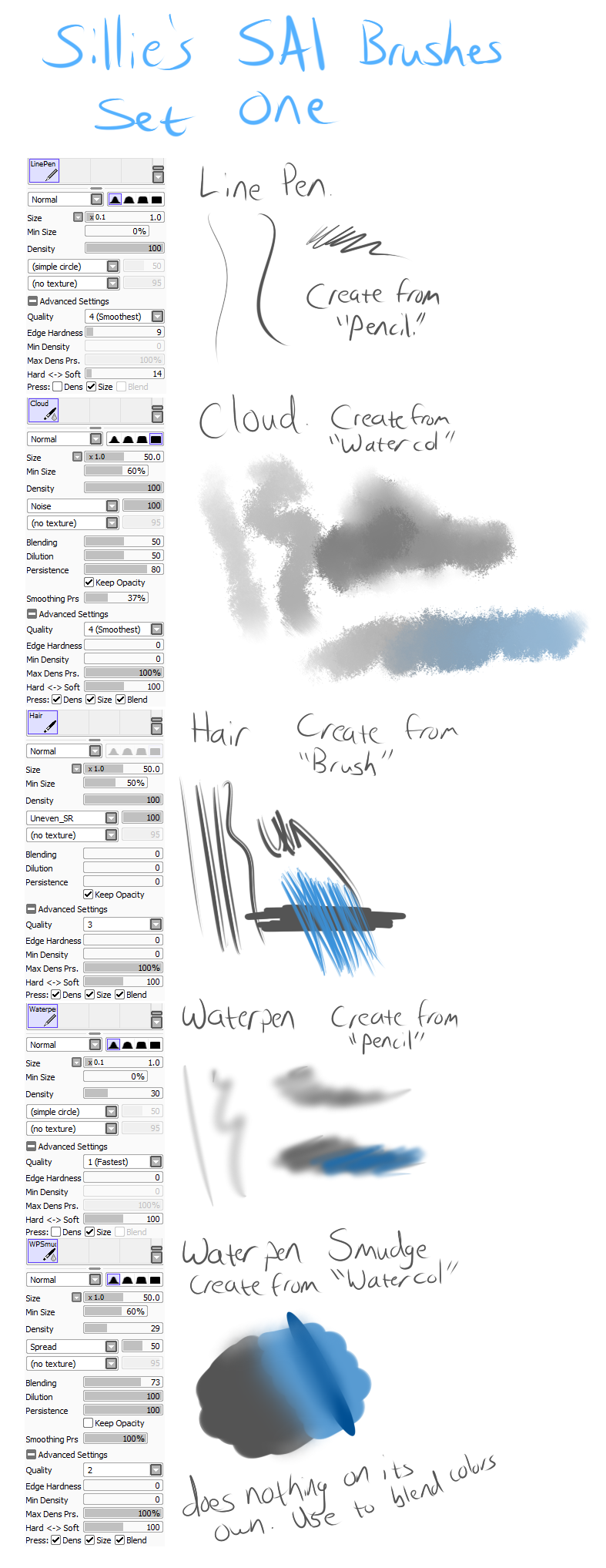 Custom Brushes Sai By Lockandkye On Deviantart Custom Brushes Sai By Lockandkye On Deviantart