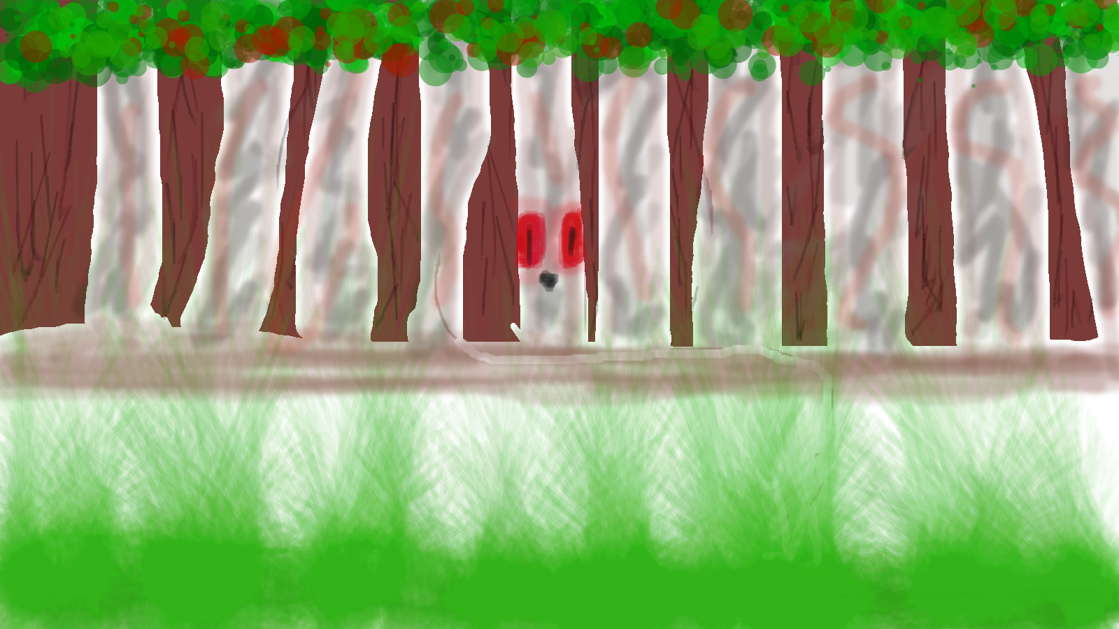 Forest Background Practice by MuroCherry on DeviantArt