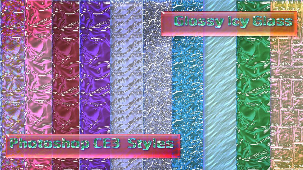Vv Glossy Icy Glass Styles