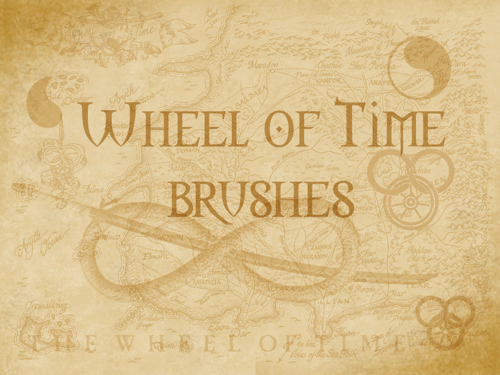 Wheel of Time symbol brushes