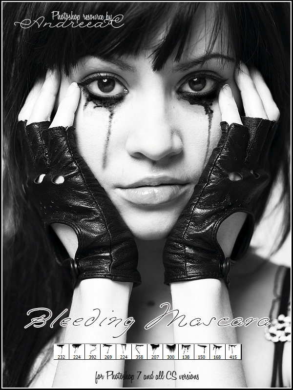 UNRESTRICTED - Bleeding Mascara Brushes by frozenstocks
