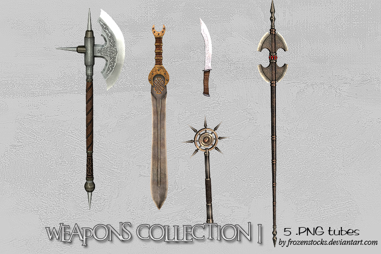 UNRESTRICTED - Weapons Collection 1 by frozenstocks on DeviantArt