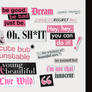 Pink Text PNG - by Daydreamer Desing