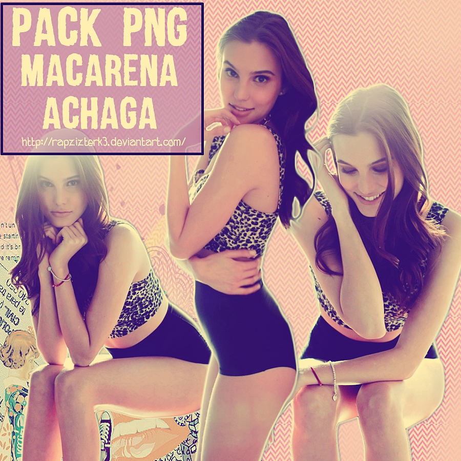 Pack Png de Macarena Achaga