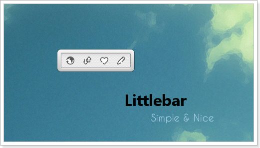 Littlebar for XWidget