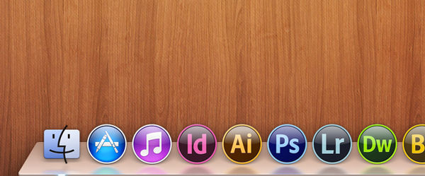 adobe round icons