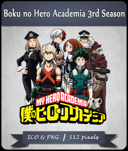 Get Wallpaper Boku No Hero Academia 3rd Season Anime Folder Icon By Aslienly On Deviantart Free