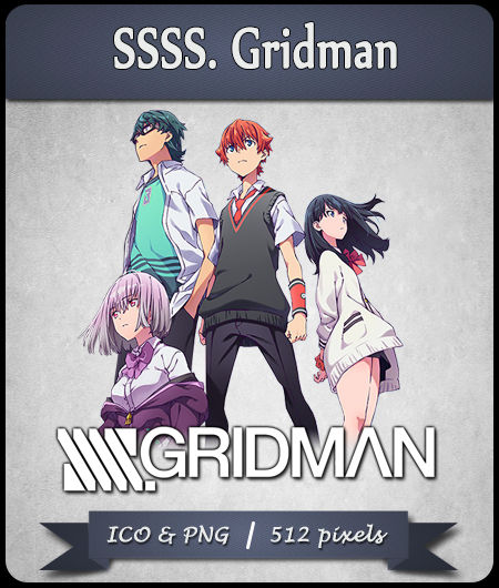 Wallpaper Ssss Gridman Anime Folder Icon By Aslienly On Deviantart Free