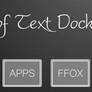 Box of Text Dock Icons