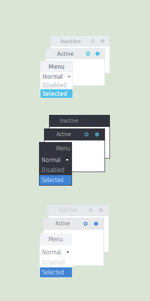 2simple ob.themes [light, dark,  arc-flatabulous]