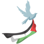 National flag of the Palestine
