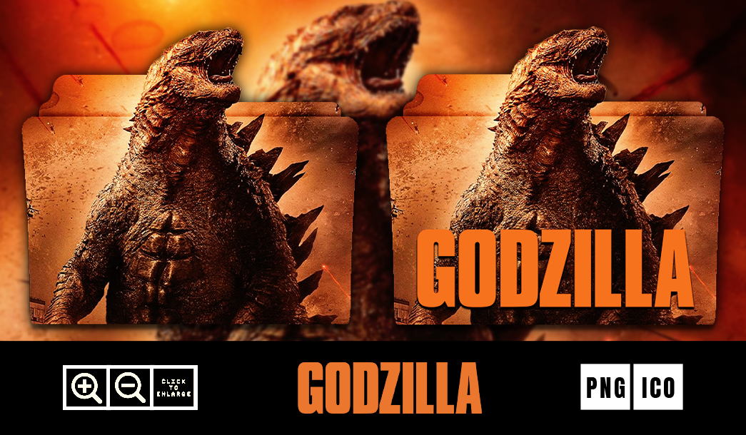 Godzilla (2014) Folder Icon by Pixellab99 on DeviantArt