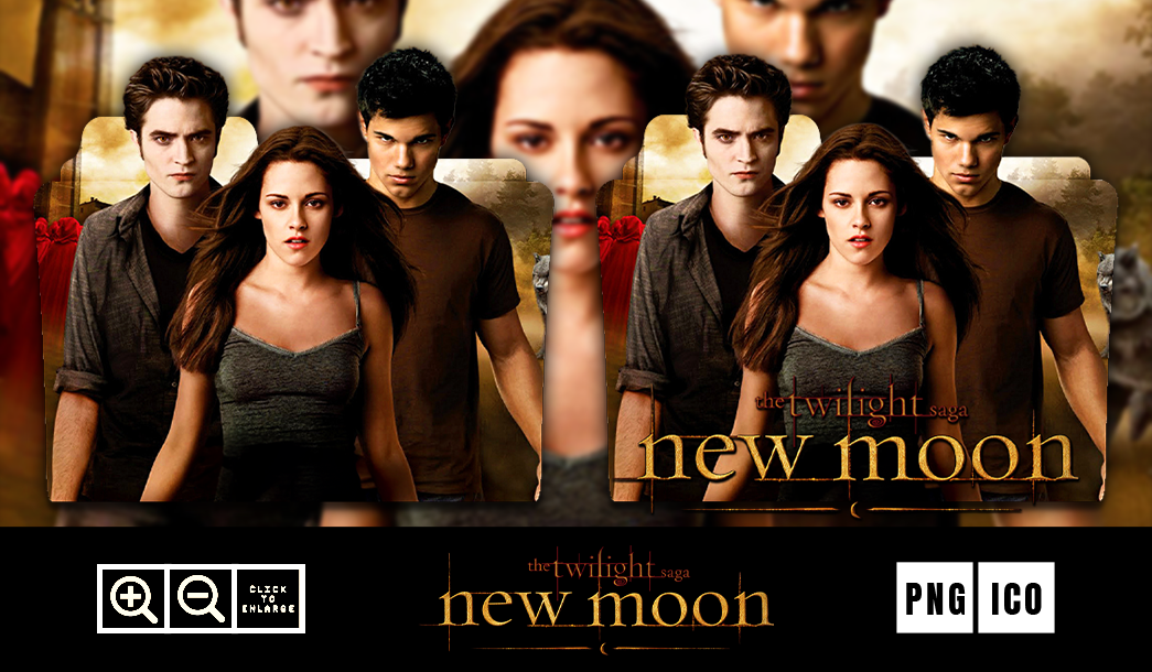 The Twilight Saga New Moon (2009) Folder Icon by Pixellab99 on DeviantArt
