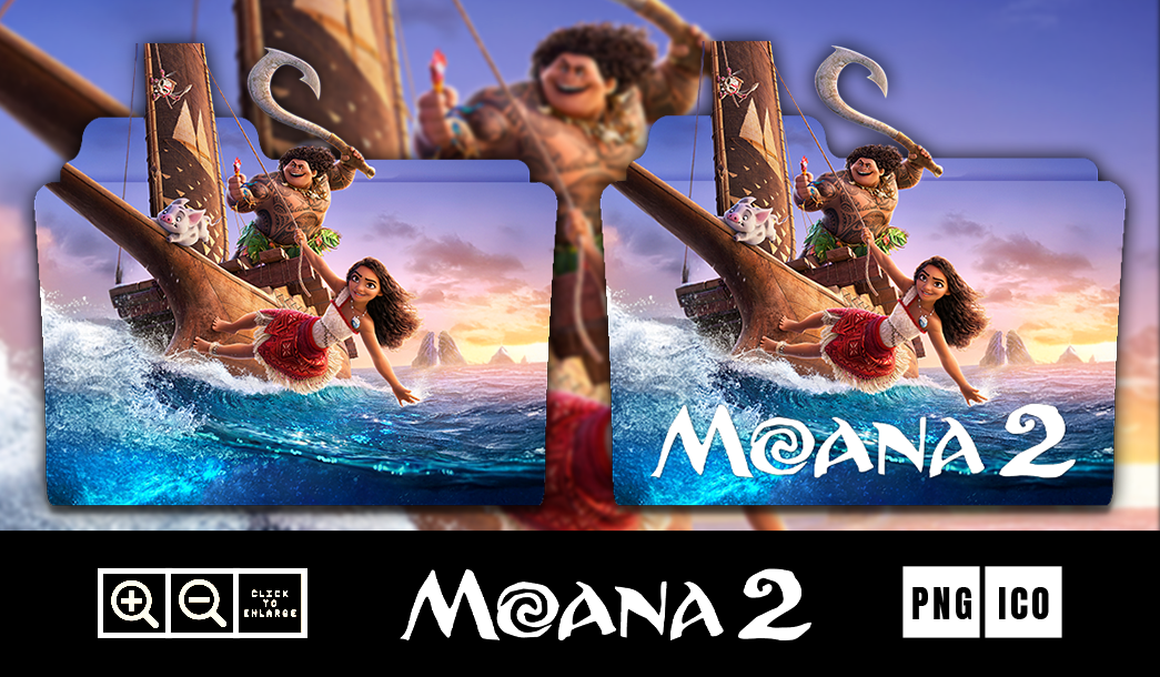 Moana 2 (2024) Folder Icon by Pixellab99 on DeviantArt