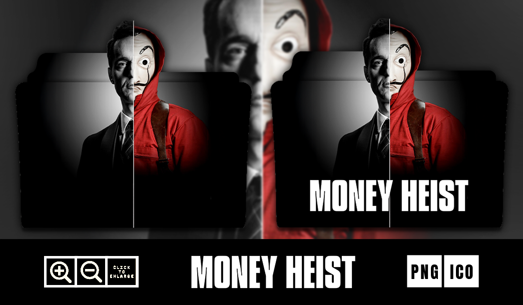 Money Heist Season 01 (2017) Folder Icon by Pixellab99 on DeviantArt