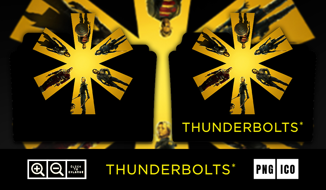 Thunderbolts (2025) Folder Icon by Pixellab99 on DeviantArt