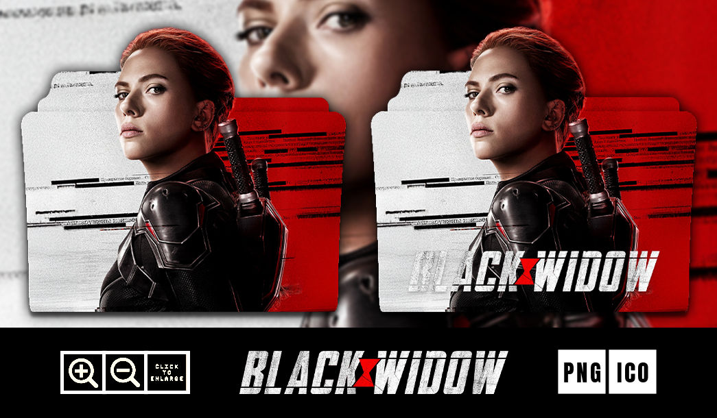 Black Widow (2021) Folder Icon by Pixellab99 on DeviantArt