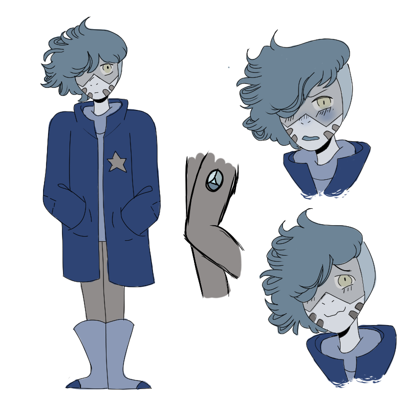 OC Reference Kyanite by Lollipopfreeze on DeviantArt
