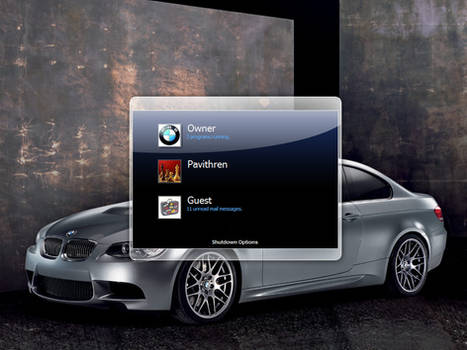 BMW Coupe Logon Screen
