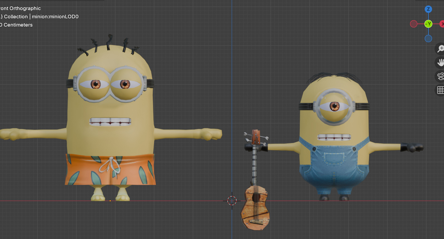 Minion Paradise Mobile Model Pack by bfbtml on DeviantArt