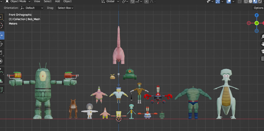 SpongeBob HeroPants 3DS Model Pack by bfbtml on DeviantArt