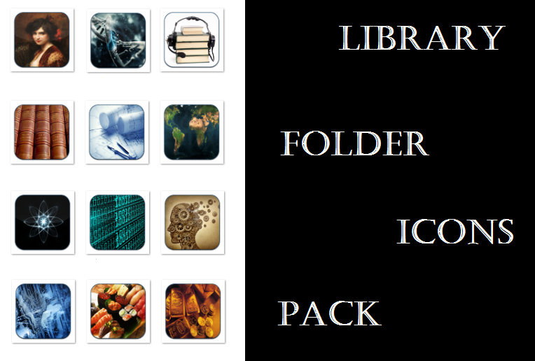 LIBRARY FOLDER ICONS PACK by iSubhranil on DeviantArt