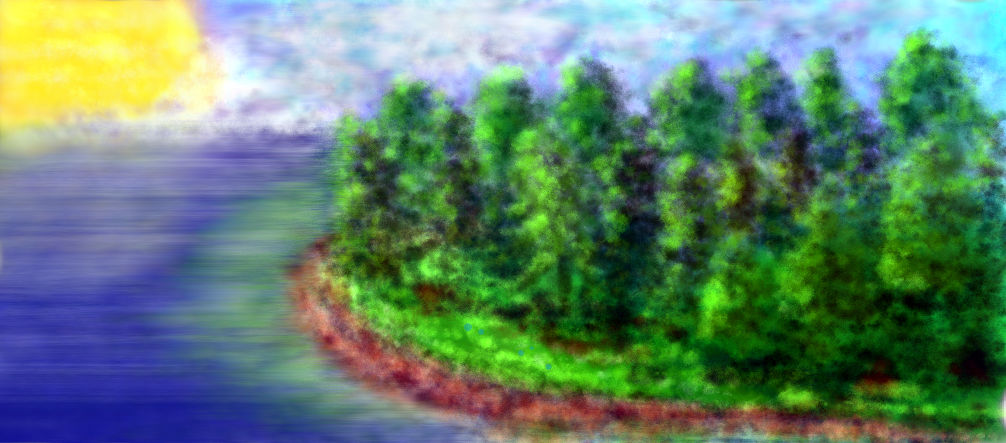 island of trees by jaderayne32 on DeviantArt