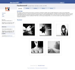 Facebook Journal Skin