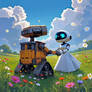 EVE and WALL-E A Meadow Adventure Video-With Music
