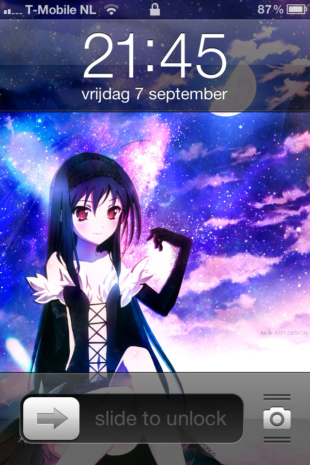 Iphone 4 Accel World Kuroyukihime