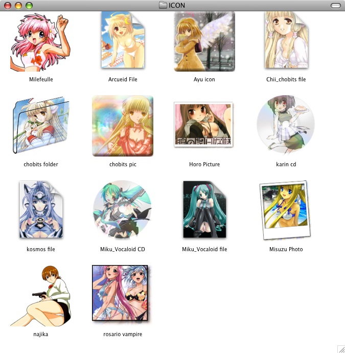 Anime Icons For Mac
