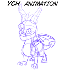 Spyro YCH Animation:  CLOSED