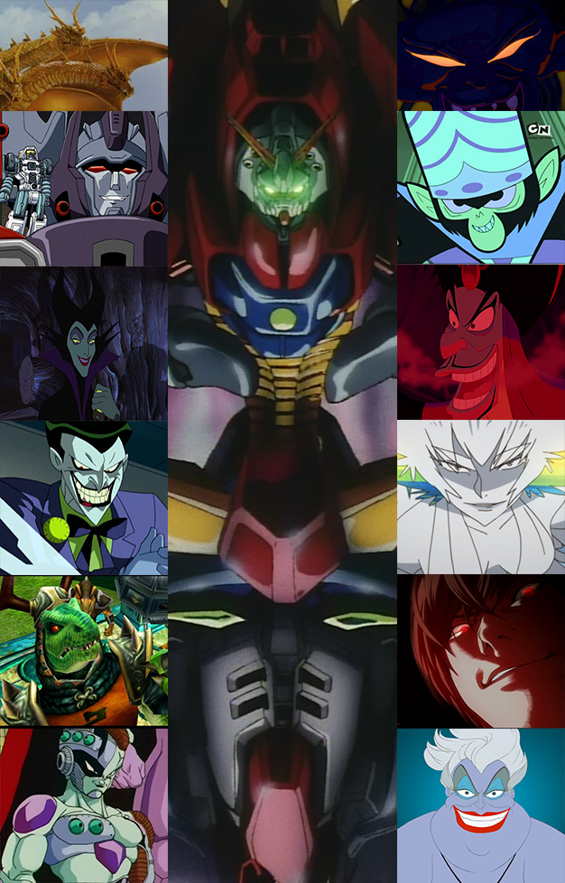 The villains reaction of the Dark gundam