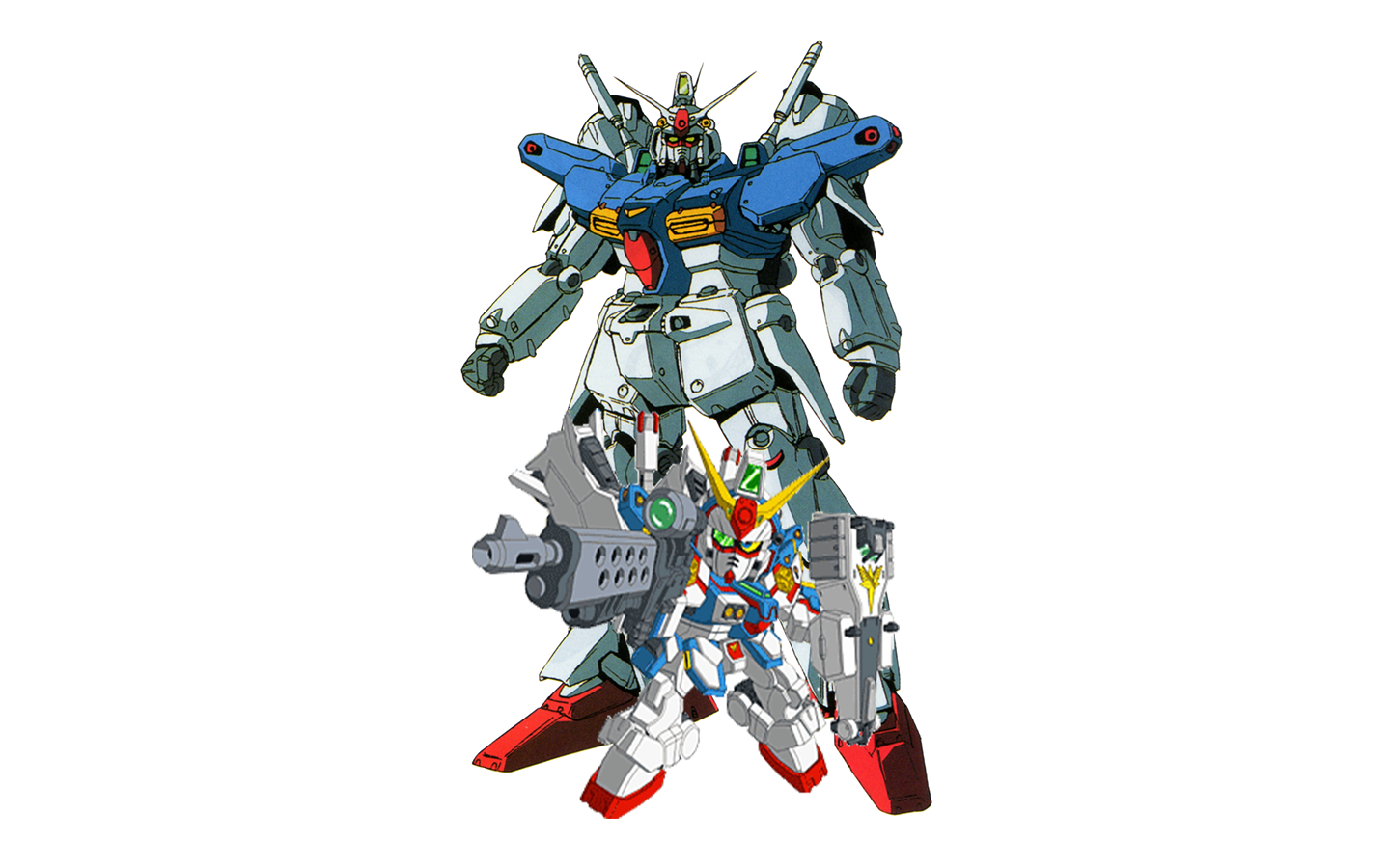 Hyper Captain Gundam and Full GP01 by ninjakingofhearts on DeviantArt