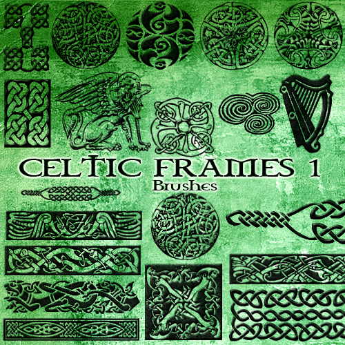 Celtic frames brushes