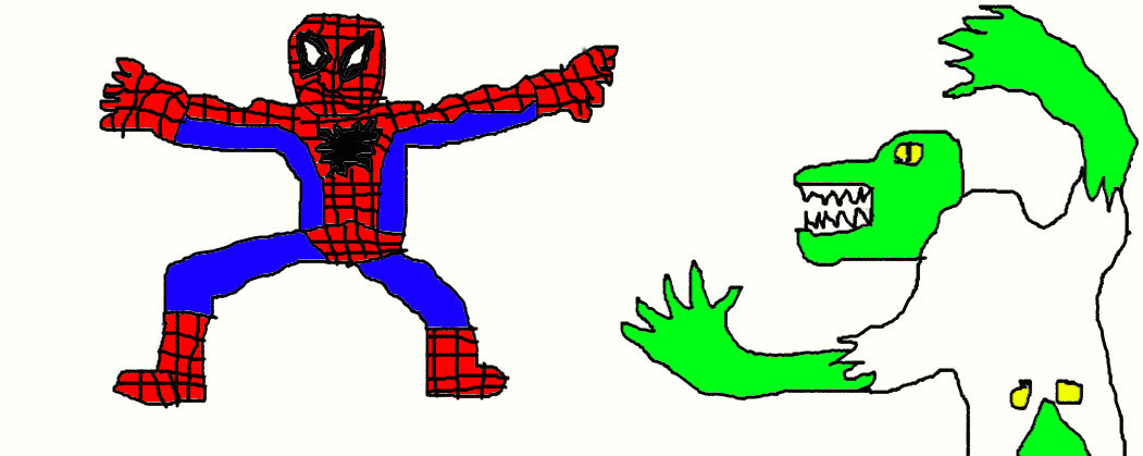Spider-Man vs The Lizard by Simpsonsfanatic33 on DeviantArt