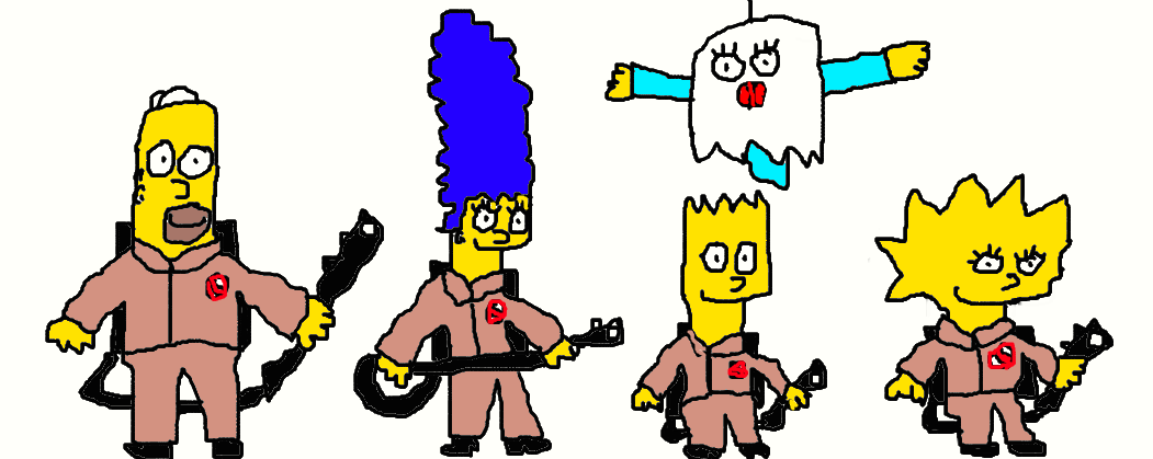 The Simpsons as Ghostbusters