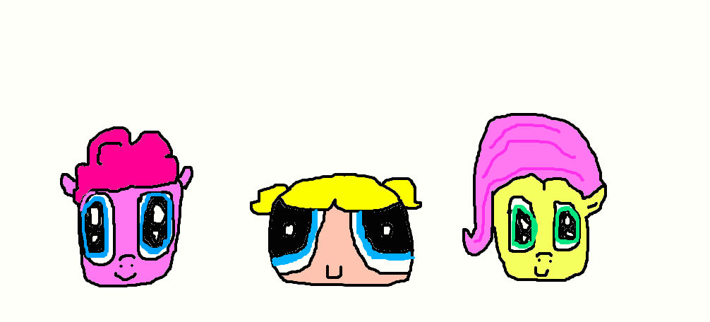 Bubbles, Pinkie Pie and Fluttershy by Simpsonsfanatic33 on DeviantArt