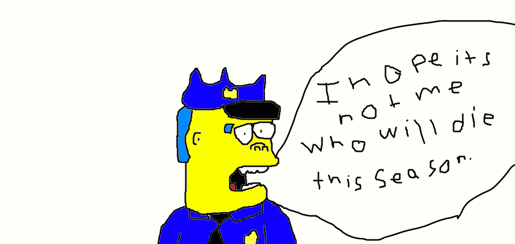 Chief Wiggum hoping