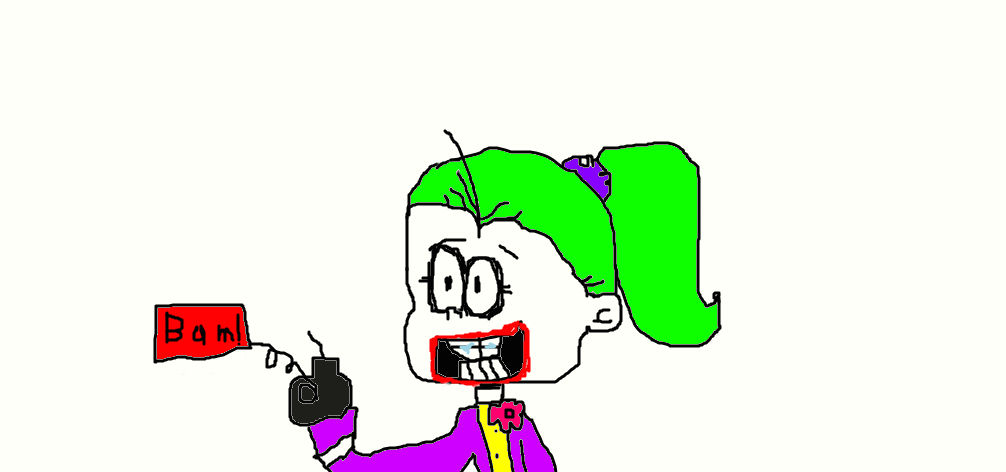 Luan Loud as The Joker by Simpsonsfanatic33 on DeviantArt