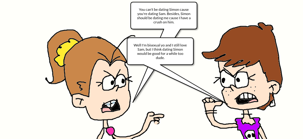 Luan and Luna argument by Simpsonsfanatic33 on DeviantArt