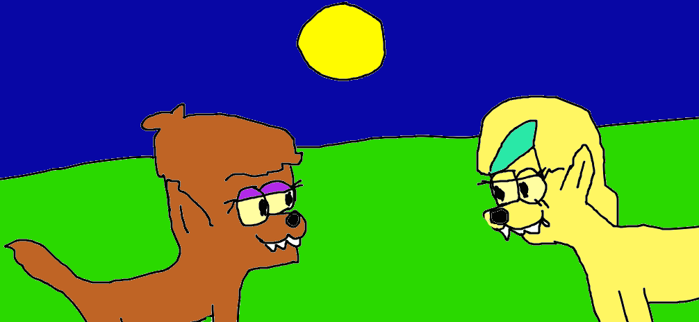Luna and Sam werewolves by Simpsonsfanatic33 on DeviantArt
