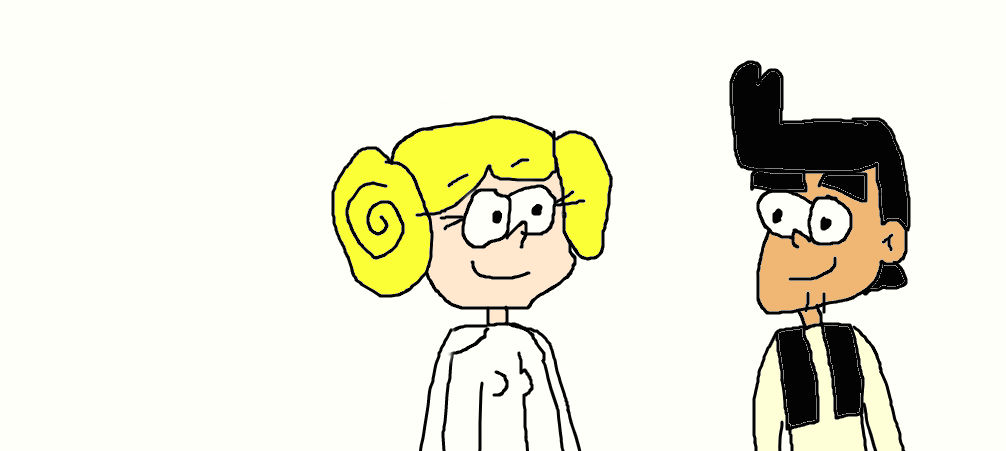 Lori and Bobby Leia and Han by Simpsonsfanatic33 on DeviantArt
