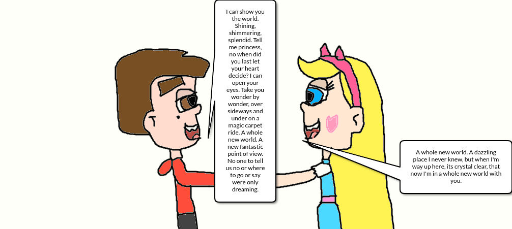 Star and Marco A Whole New World by Simpsonsfanatic33 on DeviantArt