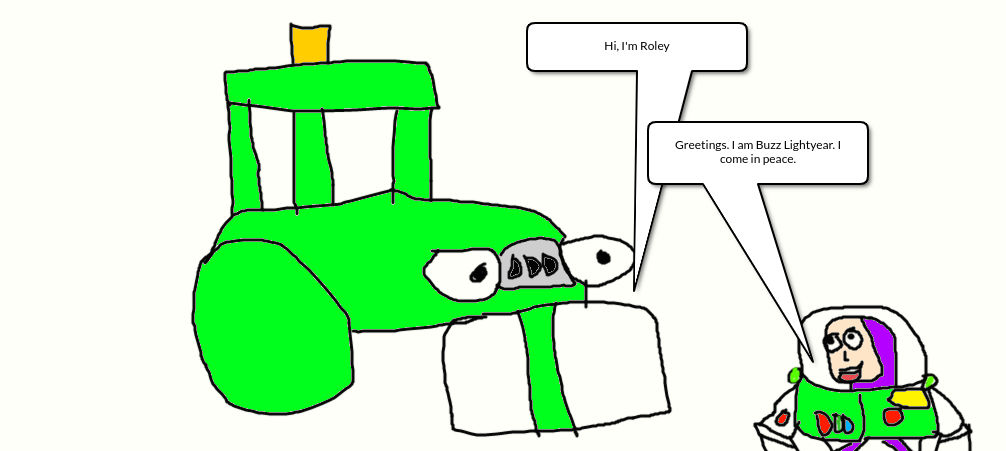 Roley Meets Buzz Lightyear By Simpsonsfanatic33 On Deviantart