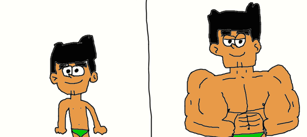 Bodybuilder Bobby before and after by Simpsonsfanatic33 on DeviantArt